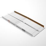 FACHNUO Portable Wheelchair Ramp 6FT, Non-Skid Aluminum Folding Threshold Ramp, Handicap Ramps for Wheelchairs for Home Steps/Doorways/Stairs/Curbs/, Scooter Ramp for Car, 800lbs Weight Capacity