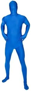 Morphsuits M Mens Full Body Suit Halloween Costumes for Adults, Blue