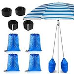 Summer Large Canopy Sand Bags Blue 