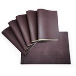 Tennove Placemats Set of 6, PU Leather Table Mats Stain Resistant Washable Placemats for Kitchen Dining Table (PU brown4)