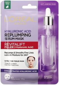 L'Oréal Paris, Replumping Sheet Mask, Hydrating & Smoothing, Revitalift Filler, 1 pc