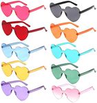 ZCOINS 10 Pairs Rimless Sunglasses 