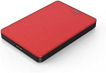 Sonnics 1TB Red External Portable Hard drive USB 3.0 super fast transfer speed for use with Windows PC, Apple Mac, Smart tv, XBOX ONE & PS4