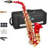 EASTROCK Red/Golden Alto Saxophone 