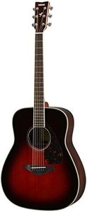 Yamaha FG830 Solid Top Acoustic Guitar, Tobacco Sunburst