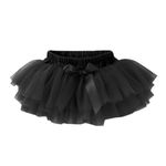 Baby Girls Tulle Skirts Infant Newborn Soft Fluffy Tutu Skirt Shorts Solid Bowknot Party Carnival Mesh Tutu Skirt