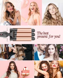 BESTOPE RAY 3 Barrel Hair Curler – Triple Barrel Waver for Beach Waves