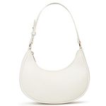 Barabum Retro Classic Hobo Clutch Shoulder Tote Clutch HandBag with Zipper Closure for Women, 6b-white