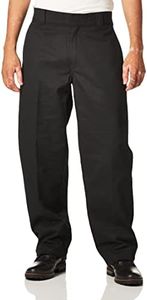 Dickies, Homme, PANTALON DE TRAVAIL EN SERGÉ TAILLE FLEXIBLE STANDARD, noir, 38W / 30L