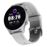 Noise Twist Round dial Smart Watch with Bluetooth Calling, 1.38" TFT Display, up-to 7 Days Battery, 100+ Watch Faces, IP68, Heart Rate Monitor, Sleep Tracking (Silver Grey)