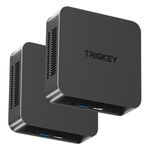 Trigkey KEY-N100 Mini PC, Intel Alder Lake N100 (4C/4T, Up to 3.4Hz) 16G DDR4 500G SSD Mini Computer, Intel N100 Mini PC Support Dual Display 2*HDMI/Dual 1000MB/S Ethernet/WiFi-5/BT5.0