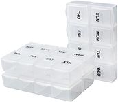 Serfeymi Weekly Pill Organizer 3 Pa