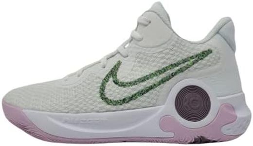 Nike Men's KD Trey 5 IX Basketball Sneakers, Summit White/Lime Glow-White, 10.5 M US