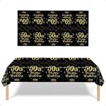 3 Pack 50th Birthday Tablecloth Dec