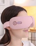 Eyeology Eye Massager, Heated Eye Mask for Migraines Eye Strain Dark Circles, Eye Relax, Pink