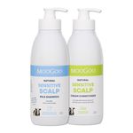 MooGoo Natural Milk Shampoo & Cream Conditioner Pack - For Itchy, Dry, Sensitive Scalps Prone to Eczema & Psoriasis – Sulphate-Free, Silicone-Free, Paraben-Free - 2x 16.9 fl oz