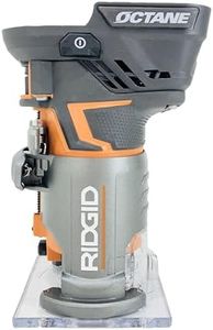 18-Volt OCTANE™ Cordless Brushless Compact Fixed Base Router with 1/4 in. Bit, Round and Square Bases, and Collet Wrench