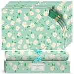 Scented Drawer Liners, Fresh Jasmine Scent Paper Liners, Fragrance for Home's Drawers Shelf Liner Wardrobes, Cabinets, Dresser and Closet, 6 Sheets