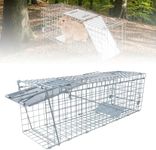Foldable Humane Animal Cage Trap wi