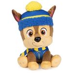 GUND PAW Patrol Holiday Winter Chase in Scarf and Hat, Officially Licensed Plush Toy for Ages 1 and Up, 6”