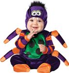 InCharacter Costumes Baby's Itsy Bitsy Spider Costume, Purple/Green/Orange/Black, Small