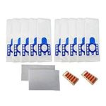 10 x Place4parts Compatible Vacuum Cleaner Hoover Bags & Filters for Miele GN C1 C2 C3 Powerline Silence Ecoline with 10 Fresheners