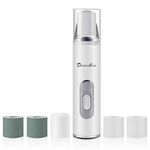 DenniesCare Electric Nail Buffer Rechargeable Nail Buffer Drill and Polisher Easily File for Naturally Beautiful Looking Nails Electric Manicure Pedicure Tool Nail Buffer and Shine Kit