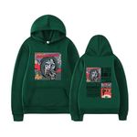 Mf Doom Printed Hoodie Mens Womens Casual Loose Hooded Sweatshirt Rapper Hip Hop Oversized Streetwear(S-3XL) (Color : 10, Size : M)