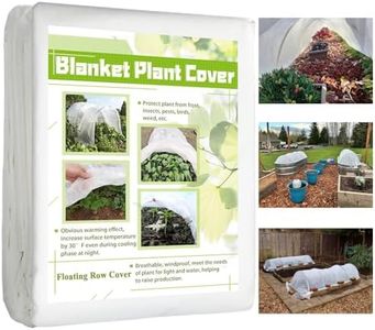 Vocray Frost Cloth Plant Freeze Protection, 7x100 Ft Floating Row Cover