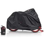 BARTSTR Bike Cover, Waterproof Bicycle Cover for Indoor and Outdoor Storage, 210D Oxford Fabric Anti Dust Rain with Lock Holes and Portable Storage Bag (XXL)