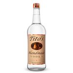 Tito's Handmade Vodka, Premium Alcohol Brand, Certified Gluten-Free Spirit Distilled in Batches, Simple and Smooth with a Slightly Sweet Finish, 40% Alcohol by Volume, 70cl/ 700mL Bottle