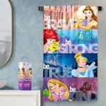 Sassoon Disney Princess Brave (Multicolor) Cotton Kids Bath Towel with Gift Box in 400 GSM- 60 cm x 120 cm