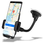 EEEKit Car Phone Holder, Adjustable Car Phone Mount, Strong Suction Windscreen Dashboard Mount for 3.5-6in Smartphones