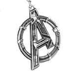 Beaux Bijoux Marvel Pendant- The Avengers Logo Super Hero Cosplay Necklace - Mark A - Gift Box Included