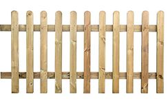 Ruby Pressure Treated Wooden Picket Fence Panel Sections 6FT Long x 4FT Wide (10)