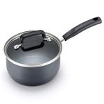 T-fal Signature Nonstick Sauce Pan 3 Quart Oven Safe 350F Cookware, Pots and Pans, Dishwasher Safe Black