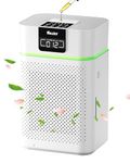 Air Purifier, Air Cleaner For Large Room Bedroom Up To 1100 sq. ft, H13 True HEPA Air Filter For Pets Smoke Pollen Odor, Home Air Purifiers With Air Quality Monitoring, Auto, Light, Child Lock, Timer