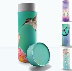 Hummingbird Scattering Tubes for Human Ashes TSA Approved Scattering Urn and Eco-Friendly Biodegradable Urns for Human Ashes & Biodegradable Urn for Burial at Sea