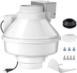 New Upgrade Dryer Booster Fan 4 Inch | 167 CFM | Auto-On |, Compatible with DBF 110 Vent Booster Fans Increase Exhaust Pressure, with Plug Efficient, Dryer Vent Booster Fan 4 Inch