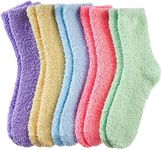 Josnown Womens Fluffy Socks, Soft Fuzzy Bed Socks Winter Warm Thick, Comfy Slipper Thermal Socks for Christmas Mum Mothers Day Gifts for Ladies