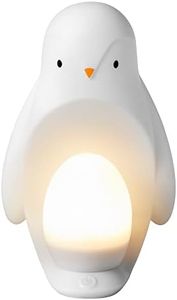 Tommee Tippee 2-in-1 Portable Penguin Nursery Night light with Portable Egg Light, Adjustable Brightness, USB-Powered