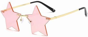 Rimless Star shape Sunglasses for W