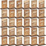 30 Pcs Wedding Wooden Table Numbers