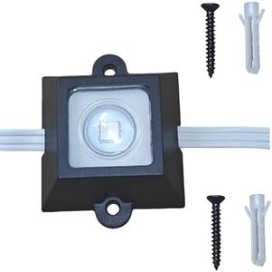 AHPOON 80 Packs Light Clips Mounts Bracket Compatible with Govee Outdoor Lights H705, Black