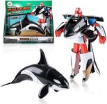 Forest & Twelfth Orca Sea Animal Toys – Transforming Action Figure – Changes from a Detailed Animal Toy to a Unique Robot Toy in Seconds – Great Gift for Both Girls and Boys (5" Orca)