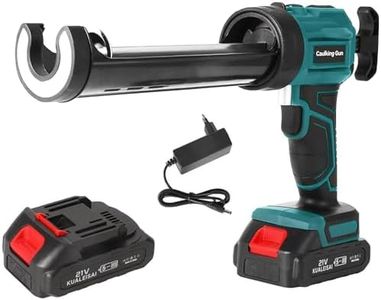 Pistolet à Silicone électrique pour Makita 18V, Pistolet à cartouche electrique 2000mAh, pistolet silicone avec LED, 4 vitesses réglables, Pistolet Joints electrique 300ML pour Sceller, Étanchéifier