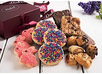 Dulcet Corporate Gift Basket – Gourmet Bakery Gift Box with Fresh Brownies, Cookies & Rugelach – Business Gift for Clients, Employees, Co-Workers, Executive Appreciation & Thank You Gifts