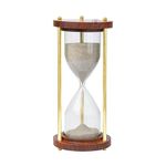 SOHRAB NAUTICALS Hourglass 30 Minute Sand Timer Sand Glass Clock Timer with Natural Sand Sand Timer for Home & Kitchen Office Table Desk Decorative Item