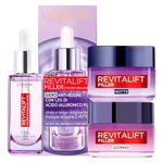 L'Oréal Paris Revitalift Filler Kit Hydrating Plumping Anti-Wrinkle Serum 30ml + Replumping Anti-Ageing Day Treatment 50ml + Revolumizing Night Face Treatment with Hyaluronic Acid 50ml