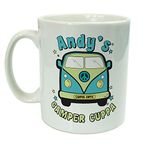 Personalised Camper Cuppa Mint Ceramic Mug, Home Birthday Gift Printed Drinks Cup